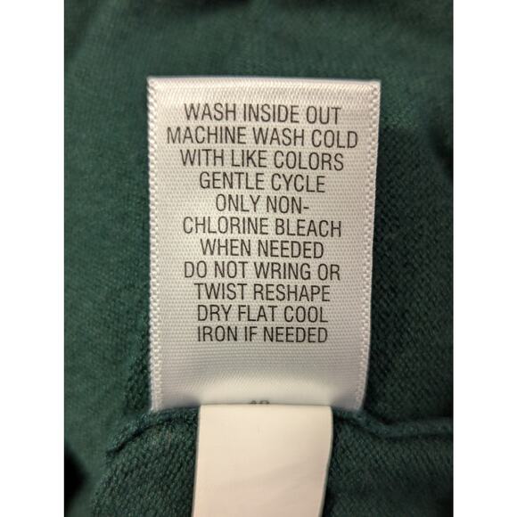 APT. 9! EMERALD GREEN W/RHINESTONE SHORT SLEEVES KNIT SWEATER DRESS! SZ L - Picture 8 of 9